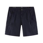 Blauwe Cargo Shorts Bermuda Casual Murphy&Nye , Blue , Heren