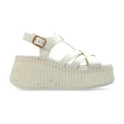 Plateau sandalen Nama Chloé , Beige , Dames