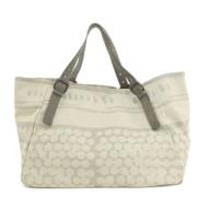 Pre-owned Fabric totes Bottega Veneta Vintage , Beige , Dames