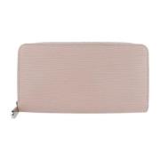 Pre-owned Leather wallets Louis Vuitton Vintage , Pink , Dames