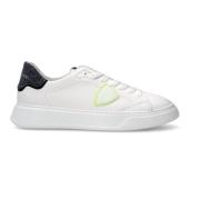 Temple Tennis Sneakers, Wit Blauw Philippe Model , White , Heren