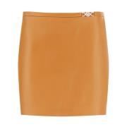 Elegante Zwarte Rok voor Vrouwen Versace , Brown , Dames