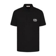 Zwarte T-shirts en Polos VLogo Signature Valentino , Black , Heren