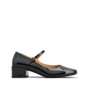 Zwarte Hakken Leren Pumps Tod's , Black , Dames