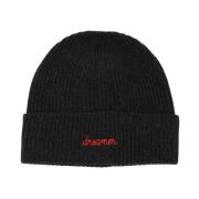 dromer beanie hoed Maison Labiche , Black , Heren