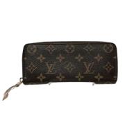 Pre-owned Canvas wallets Louis Vuitton Vintage , Brown , Dames