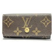 Pre-owned Canvas key-holders Louis Vuitton Vintage , Brown , Dames