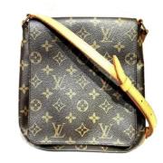 Pre-owned Fabric louis-vuitton-bags Louis Vuitton Vintage , Brown , Da...