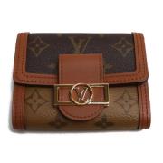 Pre-owned Leather wallets Louis Vuitton Vintage , Brown , Dames