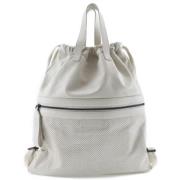 Pre-owned Leather shoulder-bags Bottega Veneta Vintage , White , Dames