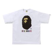 Kleurrijke Relaxte Fit T-shirt A Bathing APE , White , Heren