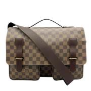 Pre-owned Canvas shoulder-bags Louis Vuitton Vintage , Brown , Dames