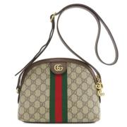 Pre-owned Plastic shoulder-bags Gucci Vintage , Brown , Dames