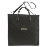 Pre-owned Canvas totes Gucci Vintage , Black , Dames