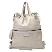 Pre-owned Leather shoulder-bags Bottega Veneta Vintage , White , Dames