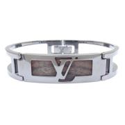 Pre-owned Metal bracelets Louis Vuitton Vintage , Gray , Dames