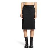 Zwarte ritsrok met zakken Helmut Lang , Black , Dames