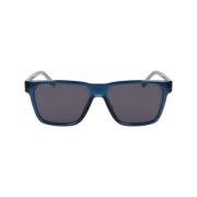 Blauwe plastic zonnebril voor mannen Lacoste , Blue , Heren