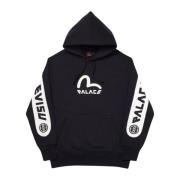 Beperkte Oplage Zwarte Hoodie Evisu , Black , Heren