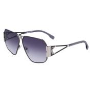 Metalen Grijze Zonnebril Karl Lagerfeld , Gray , Unisex