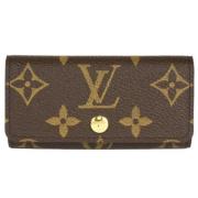 Pre-owned Canvas key-holders Louis Vuitton Vintage , Brown , Dames