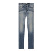 Donker Indigo Wassen Denim Pant Limited Edition Fear Of God , Blue , H...