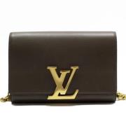 Pre-owned Leather shoulder-bags Louis Vuitton Vintage , Brown , Dames