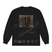 Beperkte Oplage Zwarte Longsleeve Tee Travis Scott , Black , Heren