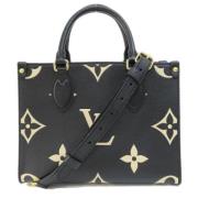 Pre-owned Fabric louis-vuitton-bags Louis Vuitton Vintage , Black , Da...