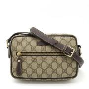 Pre-owned Canvas gucci-bags Gucci Vintage , Beige , Dames