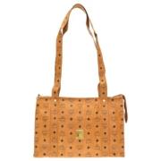 Pre-owned Fabric totes MCM Pre-owned , Brown , Dames