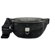 Pre-owned Leather crossbody-bags MCM Pre-owned , Black , Dames