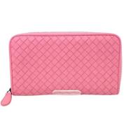 Pre-owned Leather wallets Bottega Veneta Vintage , Pink , Dames