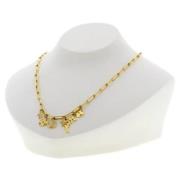 Pre-owned Metal necklaces Louis Vuitton Vintage , Yellow , Dames