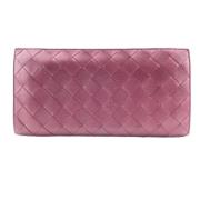 Pre-owned Leather wallets Bottega Veneta Vintage , Red , Heren