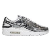 Beperkte oplage Metallic Silver Air Max 90 Nike , Gray , Dames