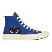 Beperkte Oplage Hoge Top Sneakers Blauw Converse , Blue , Heren