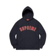 Beperkte Oplage Parel Logo Hoodie Navy Supreme , Blue , Heren