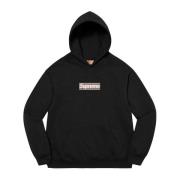 Beperkte Oplage Zwarte Box Logo Hoodie Supreme , Black , Heren