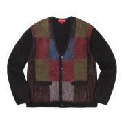 Limited Edition Geborsteld Ruit Cardigan Zwart Supreme , Multicolor , ...