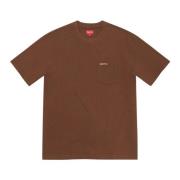 Limited Edition Pocket Tee Bruin Fw21 Supreme , Brown , Heren