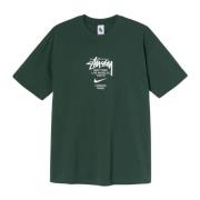 Beperkte oplage Stussy International T-shirt Groen Nike , Green , Here...