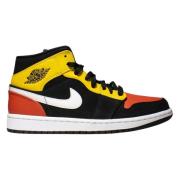 Limited Edition Air Jordan 1 Mid Nike , Multicolor , Dames