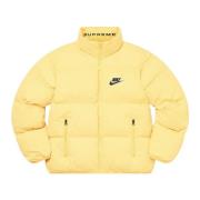 Beperkte Oplage Omkeerbare Puffy Jas Geel Nike , Yellow , Heren