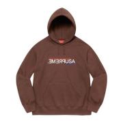 Donkerbruine Hoodie Limited Edition Supreme , Brown , Heren