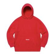 Rode Polartec Hoodie Beperkte Oplage Supreme , Red , Heren