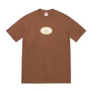 Klassieke Bruine Tee met Uniek Ontwerp Supreme , Brown , Heren