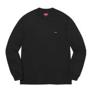 Beperkte Oplage Zwarte Longsleeve Tee Supreme , Black , Heren