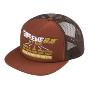 Mesh Back 5-Panel Bruine Hoed Supreme , Brown , Unisex