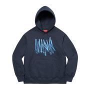 Beperkte oplage Navy Hooded Sweatshirt Supreme , Blue , Heren